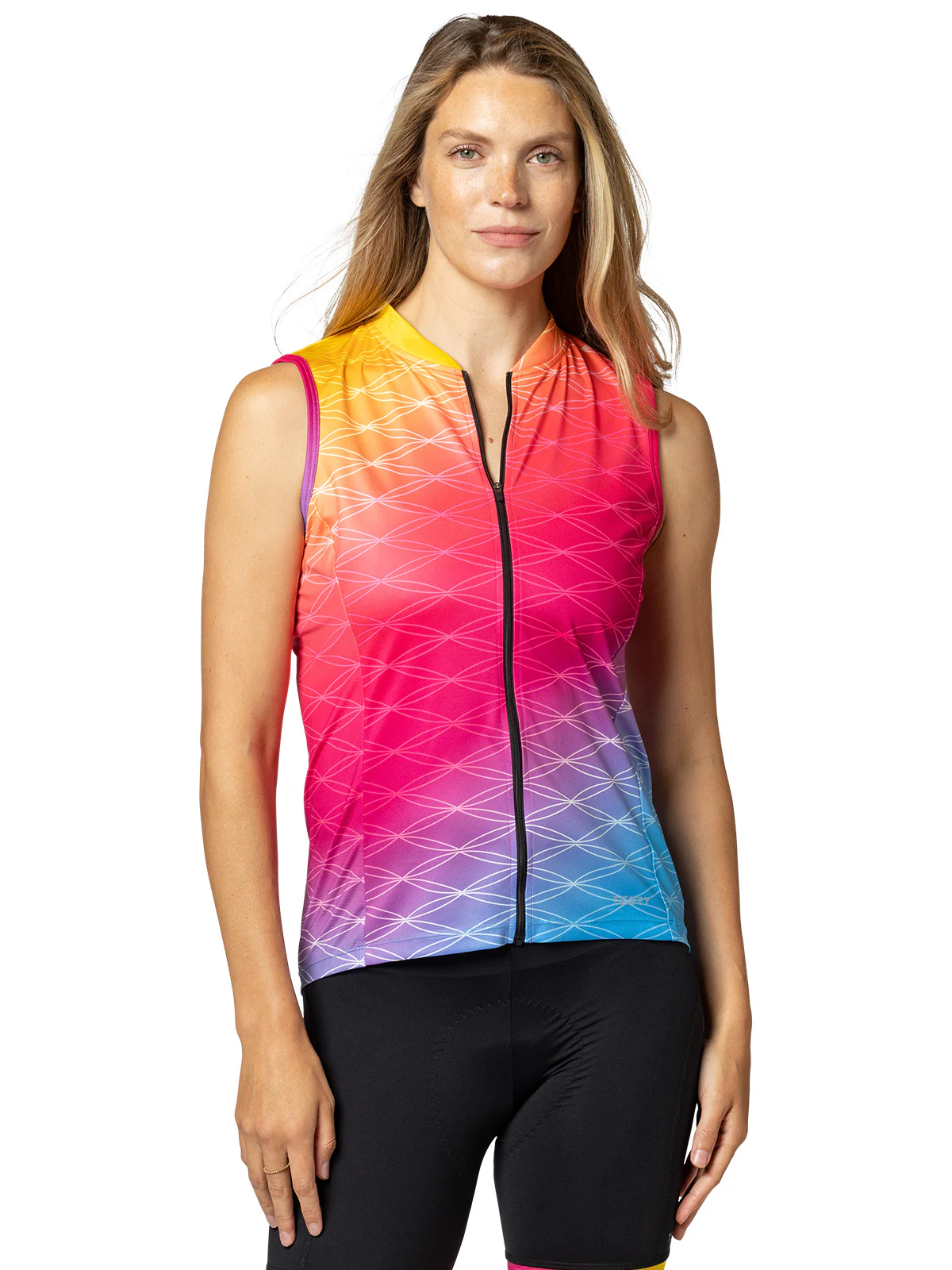 Breakaway Full Zip Sleeveless Bike Jersey - Image 5