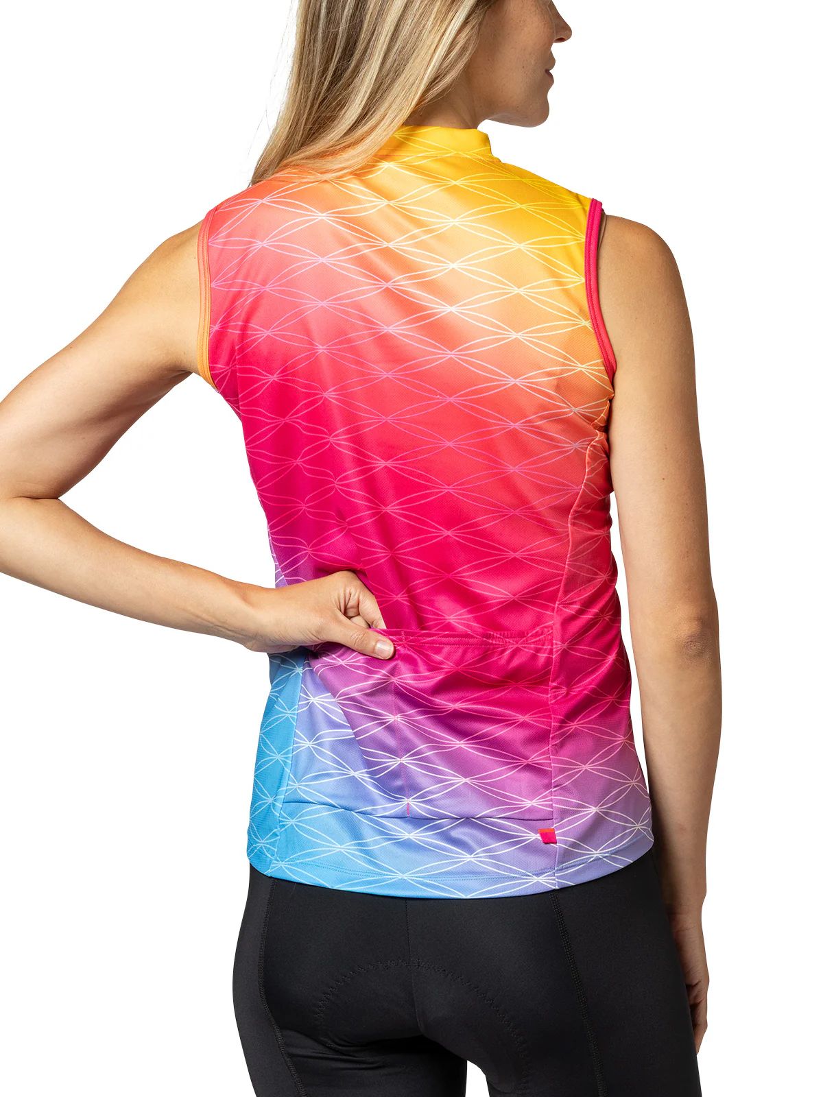 Breakaway Full Zip Sleeveless Bike Jersey - Image 6
