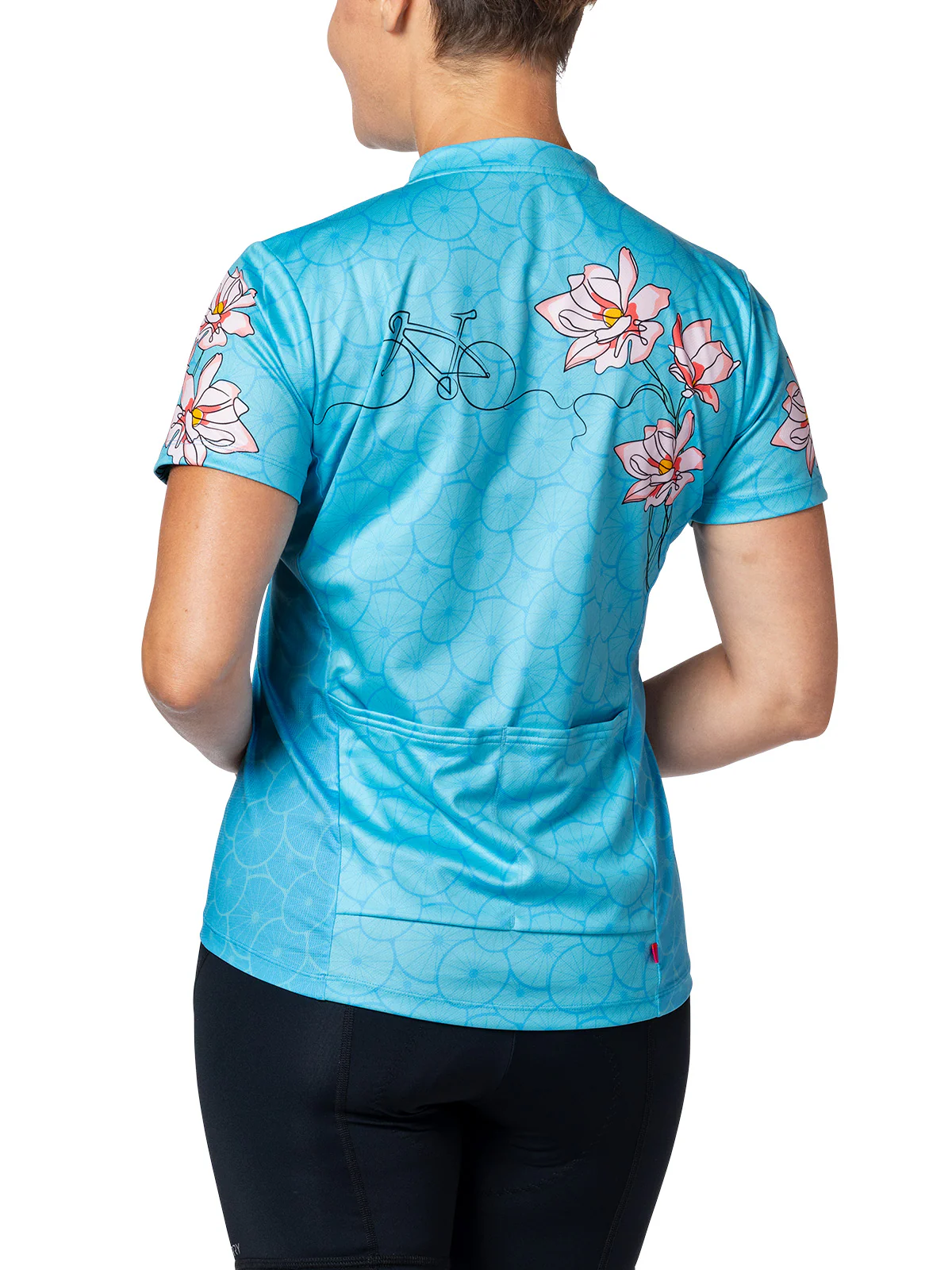 Breakaway Mesh Short Sleeve Bike Jersey Plus - Image 8