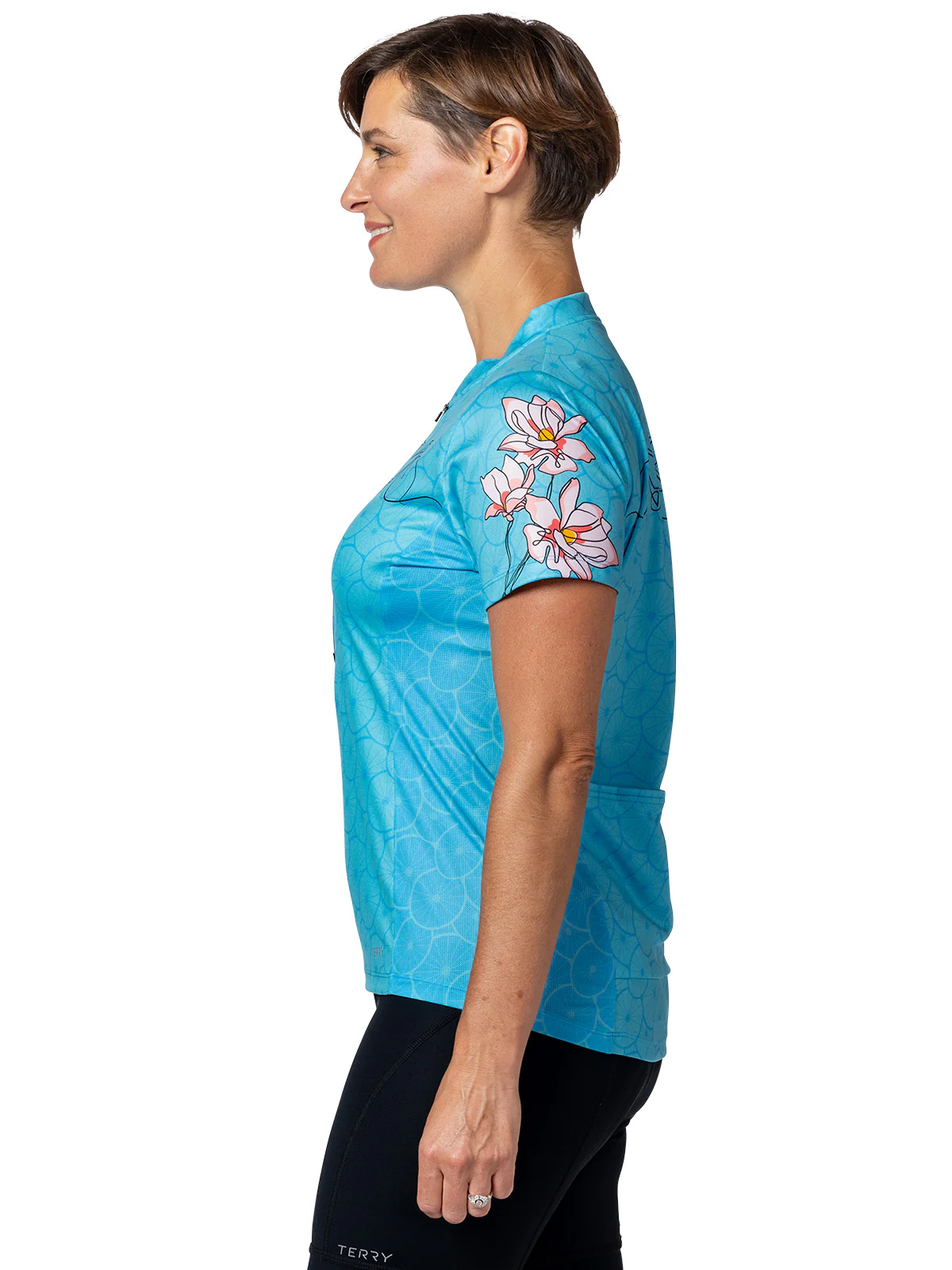 Breakaway Mesh Short Sleeve Bike Jersey Plus - Image 9