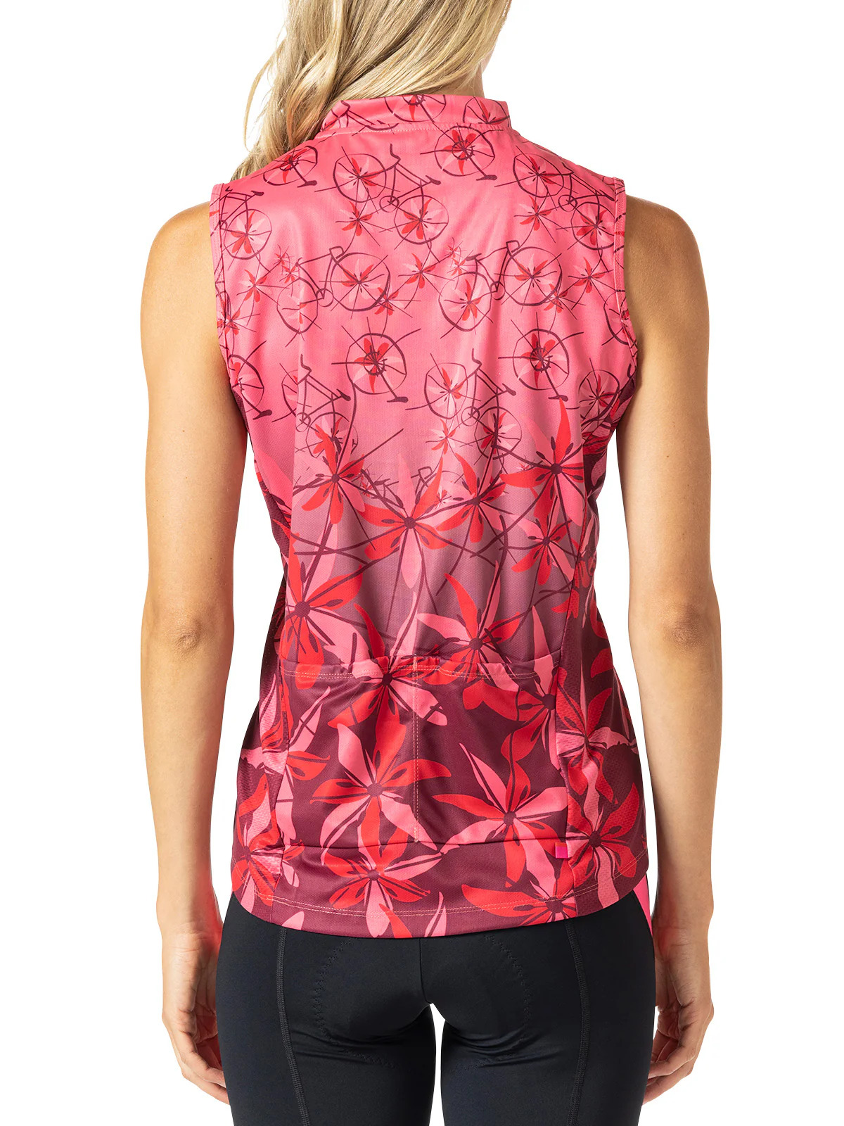 Breakaway Mesh Sleeveless Bike Jersey - Image 29