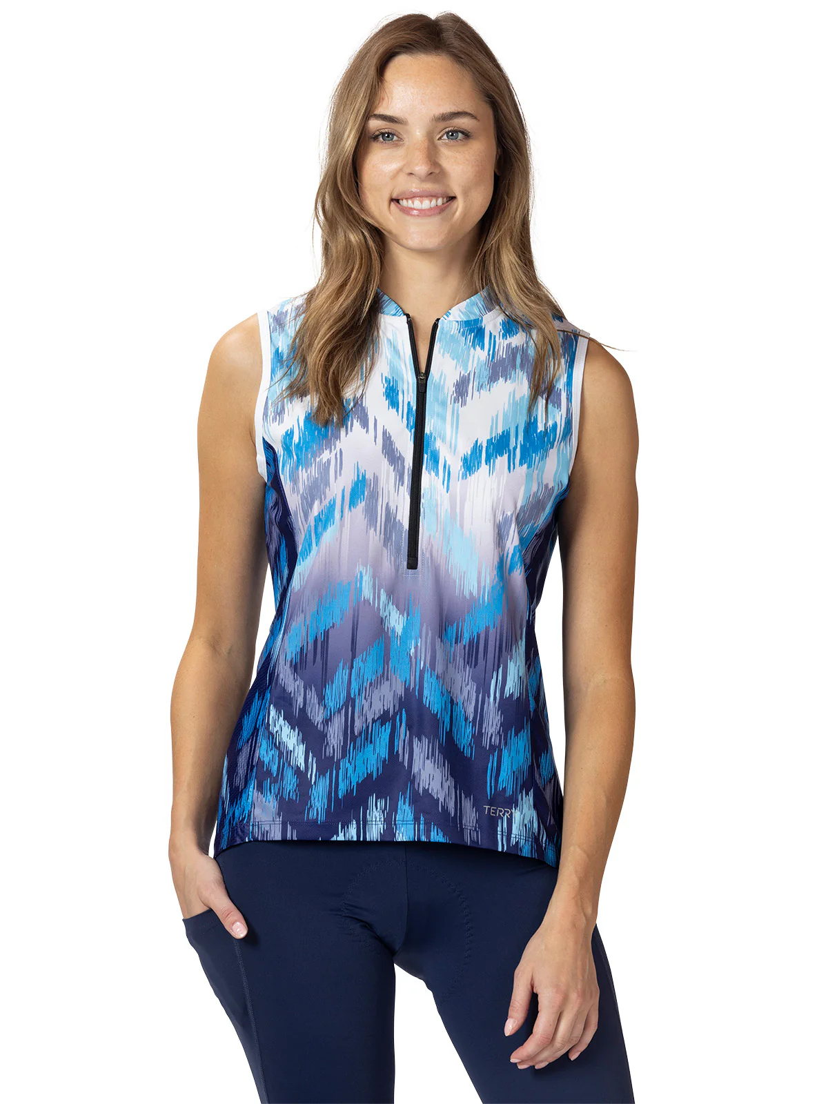 Breakaway Mesh Sleeveless Bike Jersey Plus - Image 7