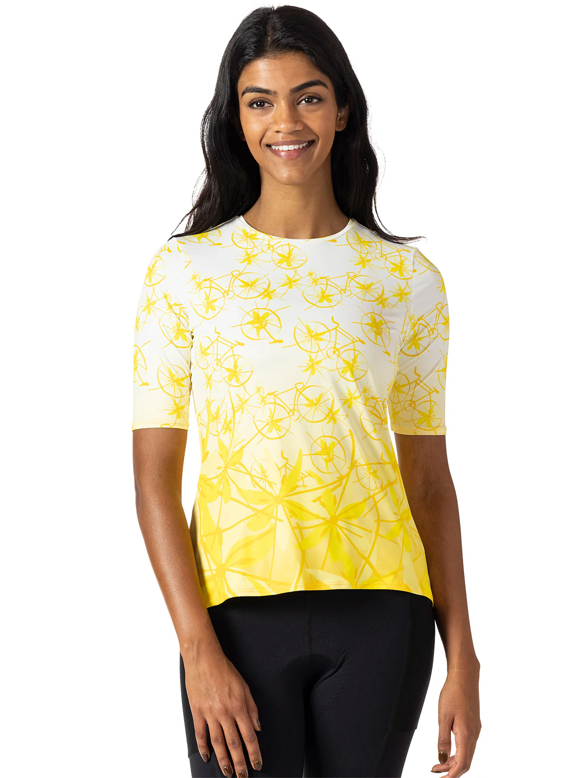 Soleil Flow Short Sleeve Bike Top - Image 16