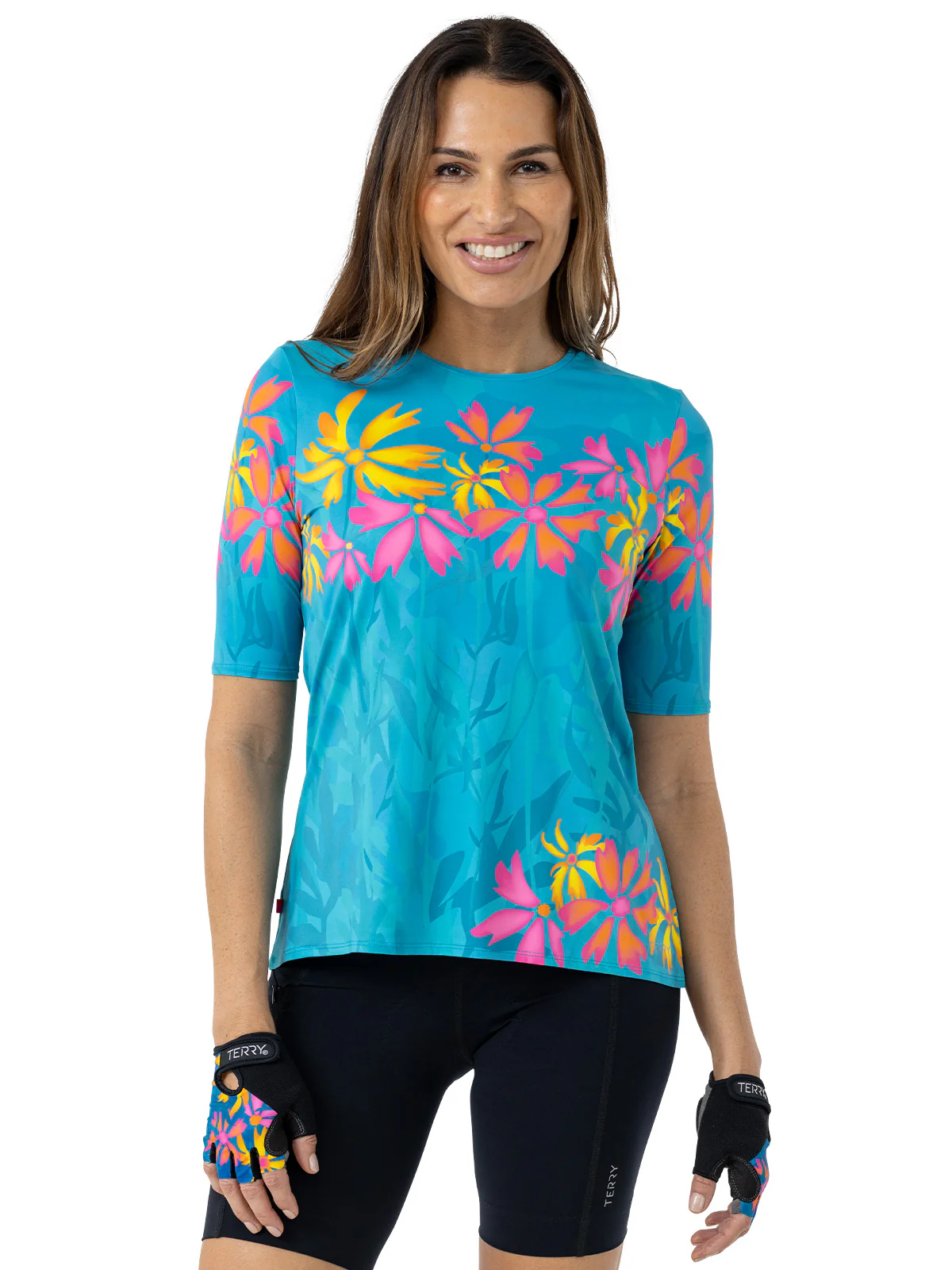 Soleil Flow Short Sleeve Bike Top - Image 5