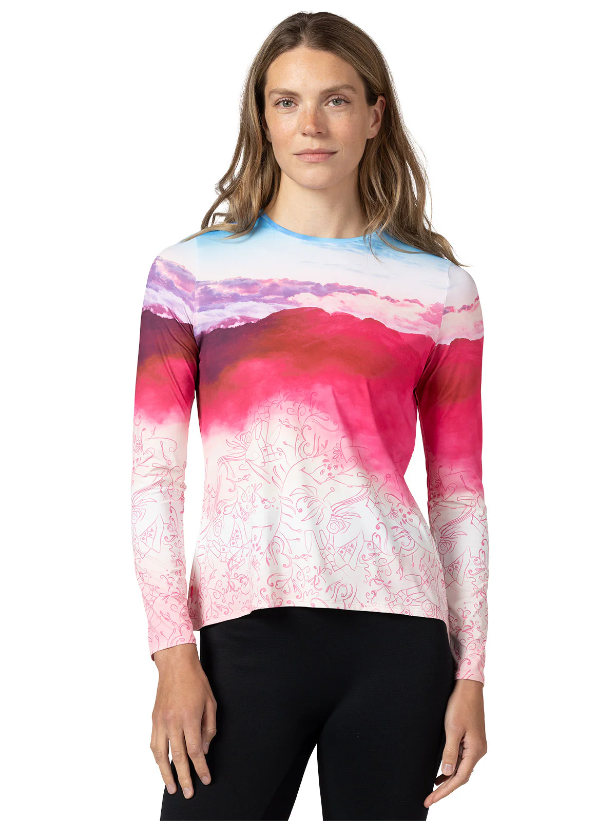 Soleil Free Flow Long Sleeve Top - Image 4