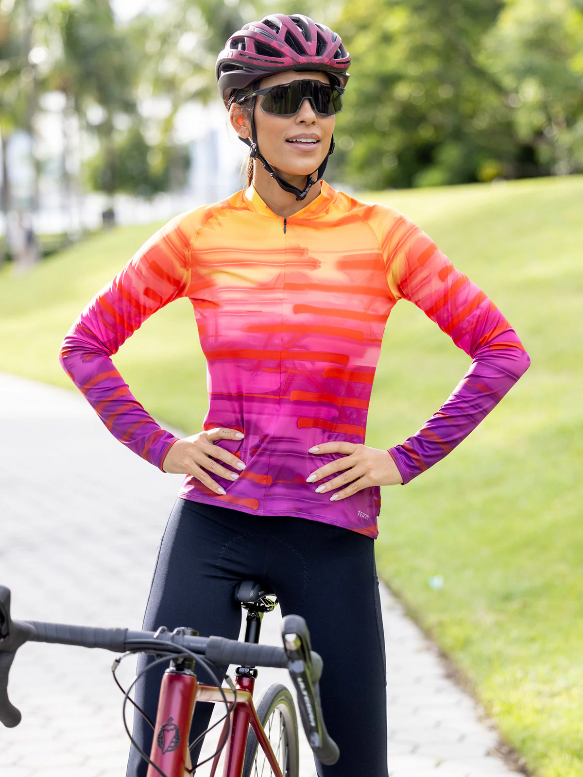 Soleil Long Sleeve Bike Jersey - Image 10