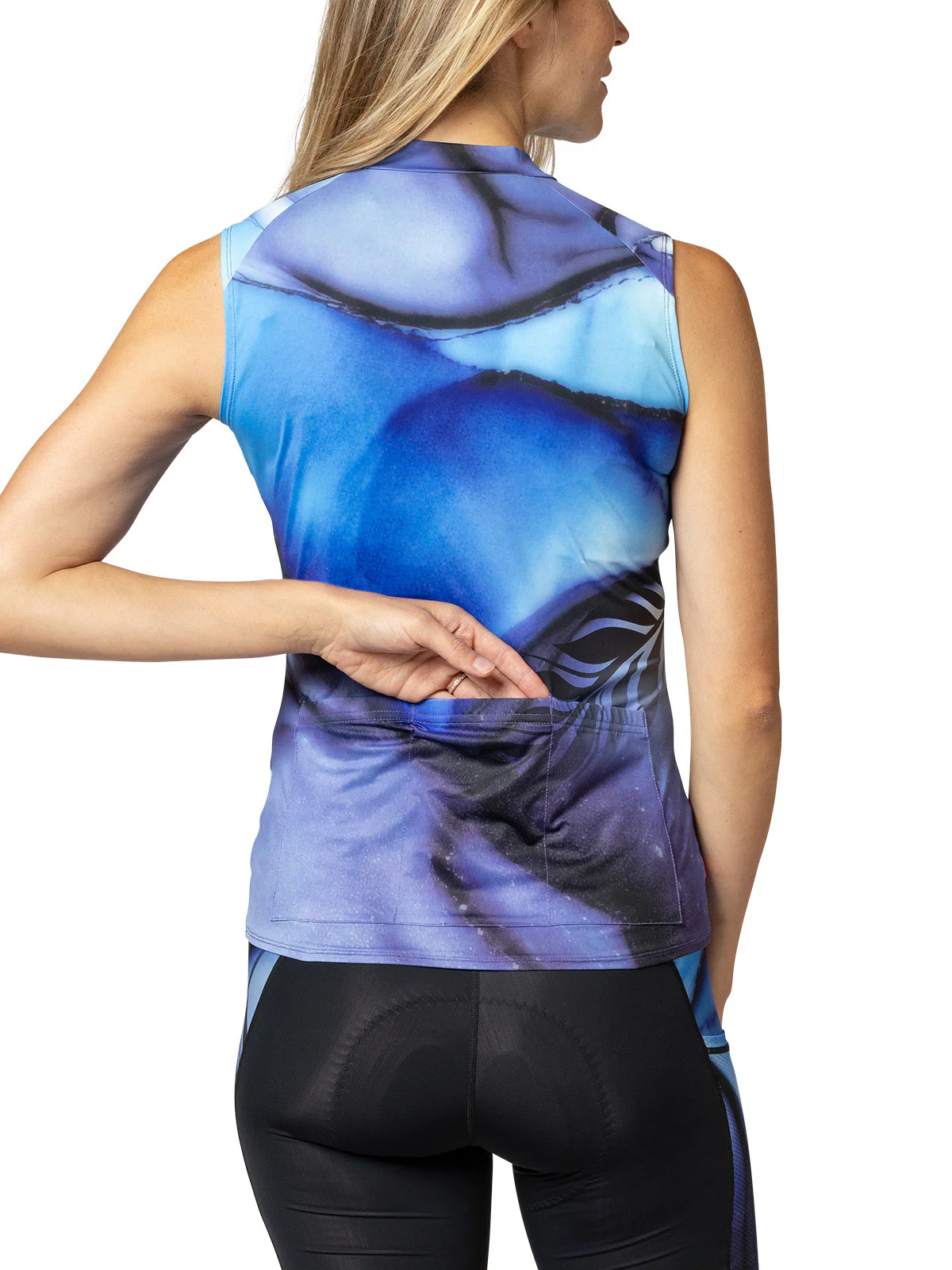 Soleil Sleeveless Bike Jersey - Image 9