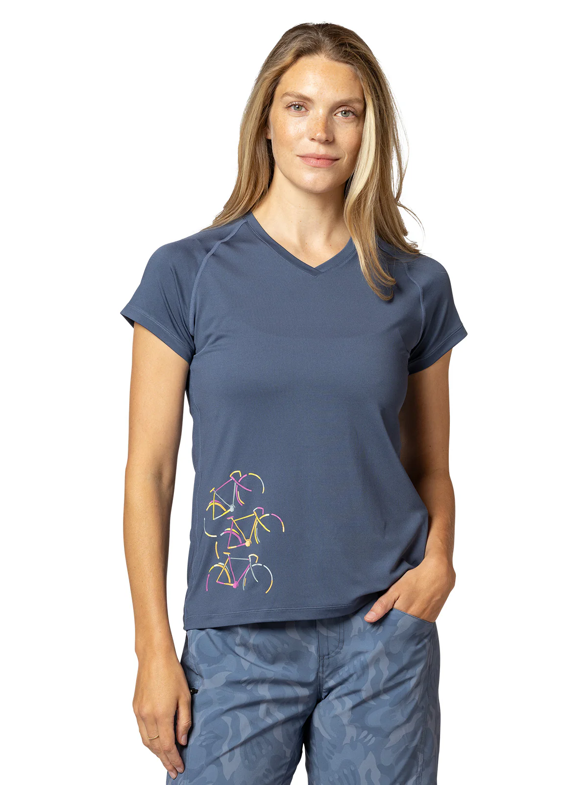 Tech V Short Sleeve Bike Tee - Image 10