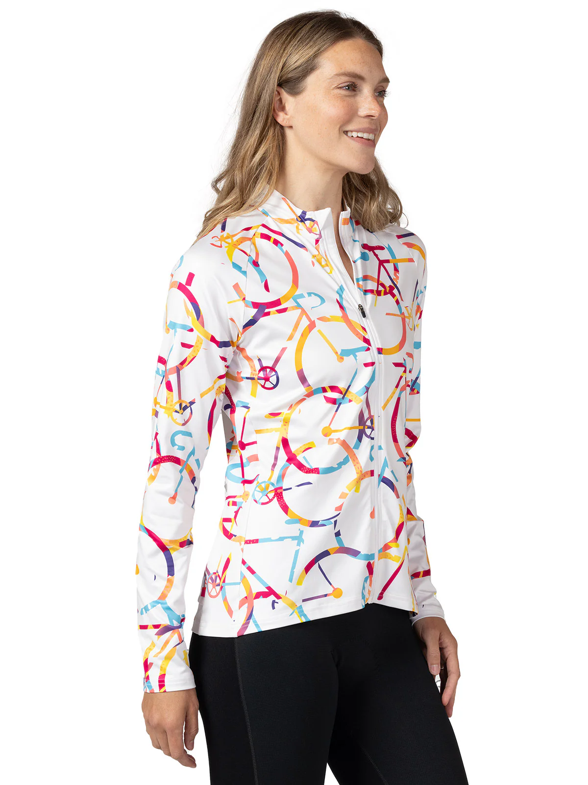 Thermal Full Zip Bike Jersey - Image 3